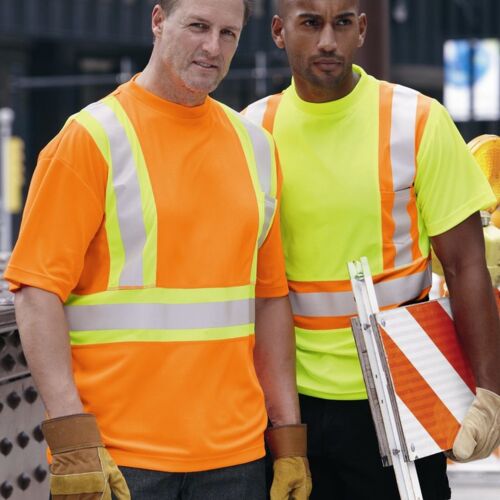 Unisex Class 2 Flat Stitch Self-Fabric Panels T-Shirt Thumbnail