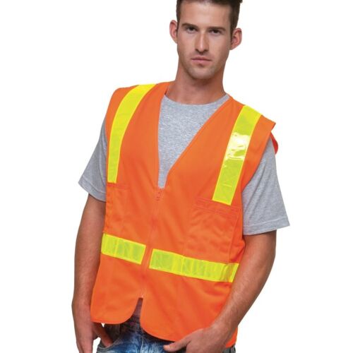 Unisex USA-Made ANSI Solid Surveyor's Vest Class 2 Thumbnail