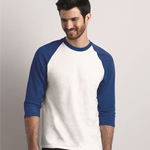 Heavy Cotton Three-Quarter Raglan Sleeve Baseball T-Shirt Thumbnail